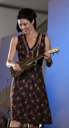 The Audreys - Taasha Coates (lead vocals, melodica, harmonica, and ukulele) photo taken by Chrissy Layton, AusNotebook Music & Creative.