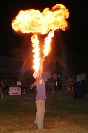 Flaming Underpants - Ipswich Relay For Life, photo by Chrissy Layton, AusNotebook Music & Creative