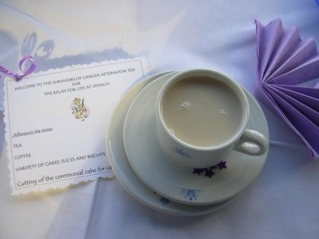 Afternoon tea presentation for survivors and carers of Cancer) Photo taken by Janelle Robertson