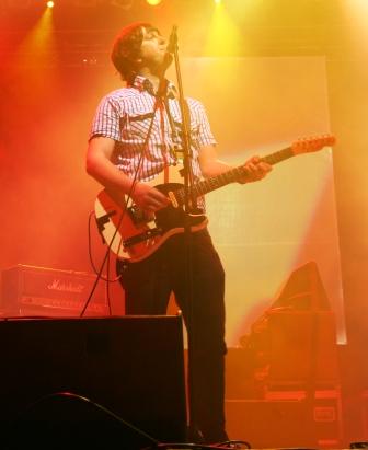 Custard's David McCormack performing at Pig City. Photo taken by Chrissy Layton, AusNotebook Music & Creative.