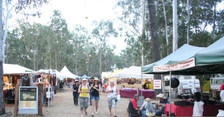 Stalls at the National Country Music Muster.  Photo taken by Chrissy Layton, AusNotebook Music & Creative.