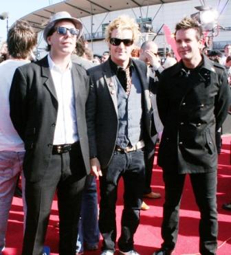 The Living End, 2006 ARIAS Music Awards, photo taken by Chrissy Layton, AusNotebook Music & Creative.
